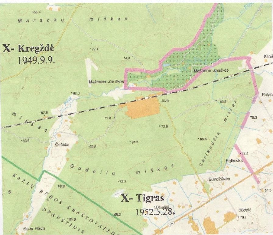 Partizano Broniaus Kazakevičiaus-Tigro žūties vieta
